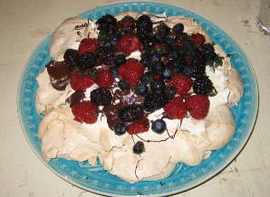 Bosvruchten pavlova